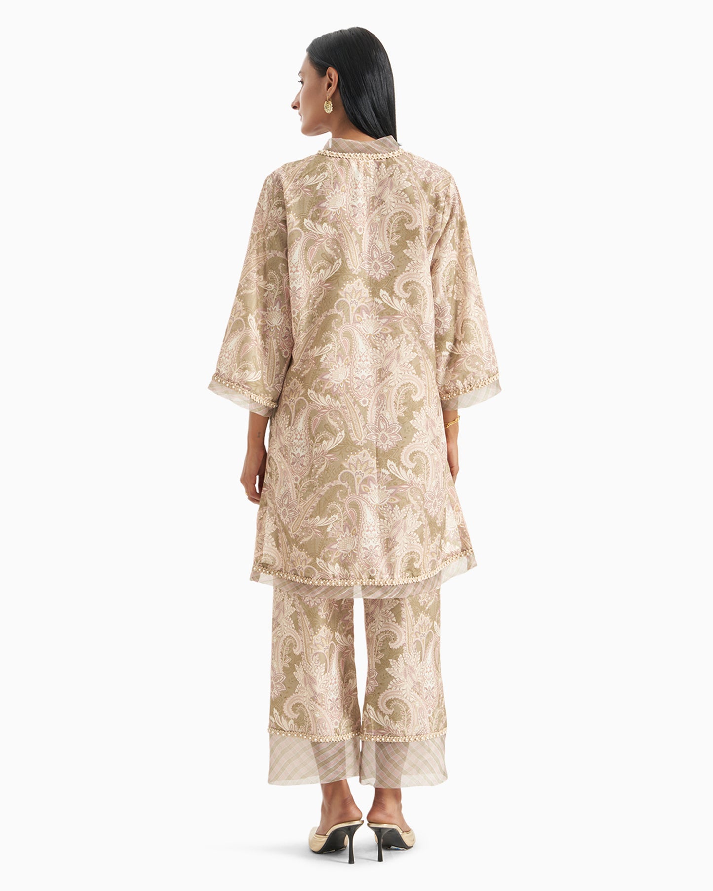 Sandstone Paisley Tunic Set