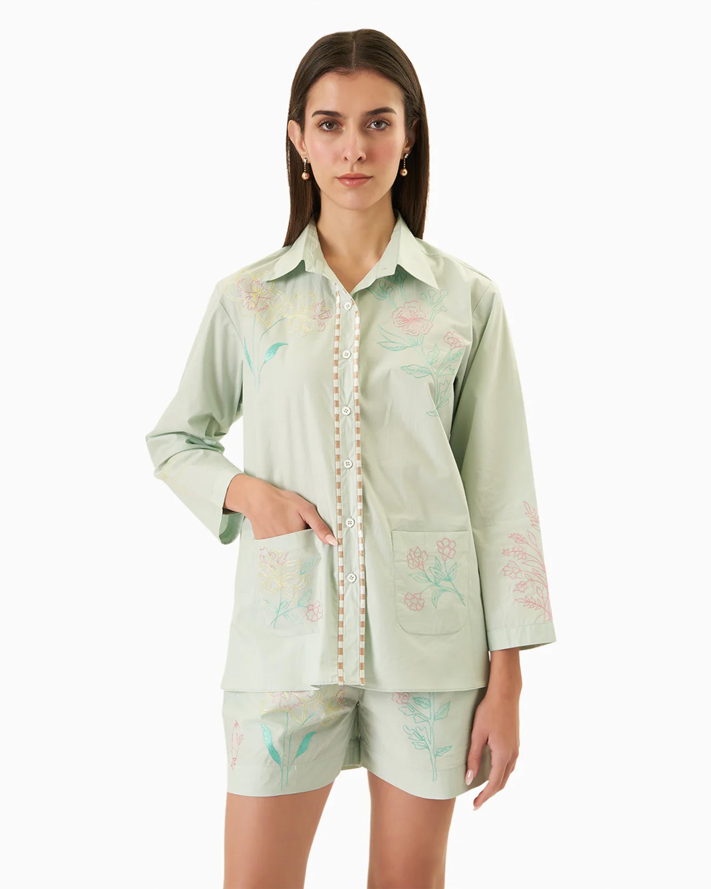 Floret Shorts Set