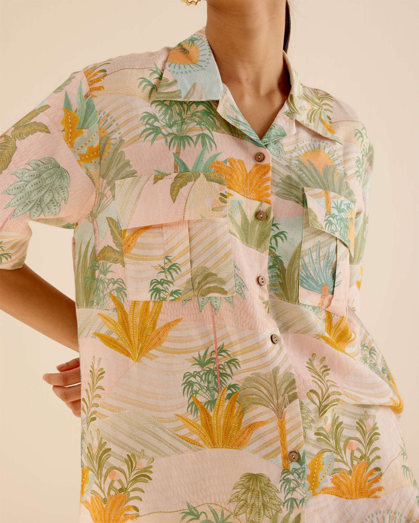 Wild Flower Shorts Set