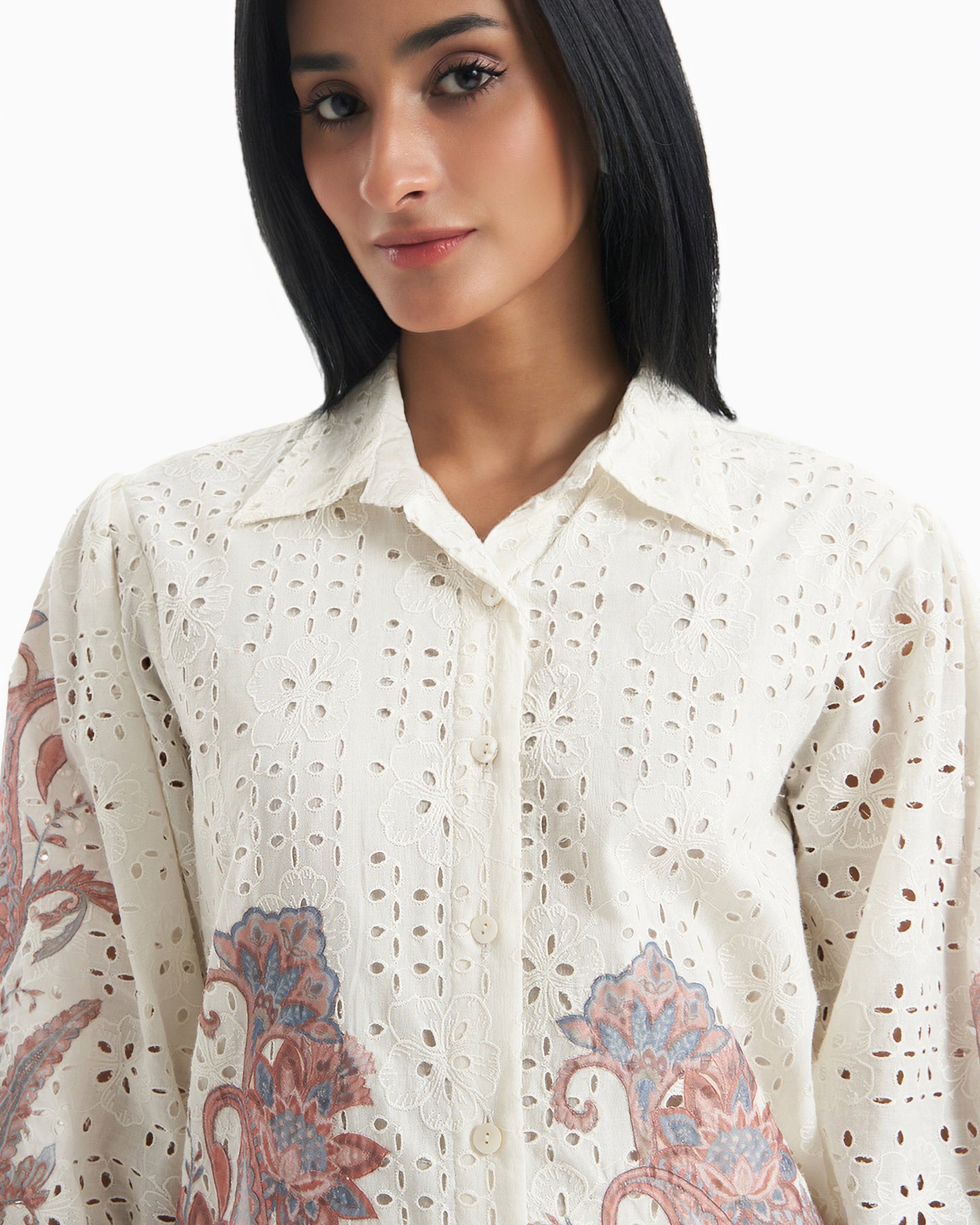 Ivory Paisley Coord Set