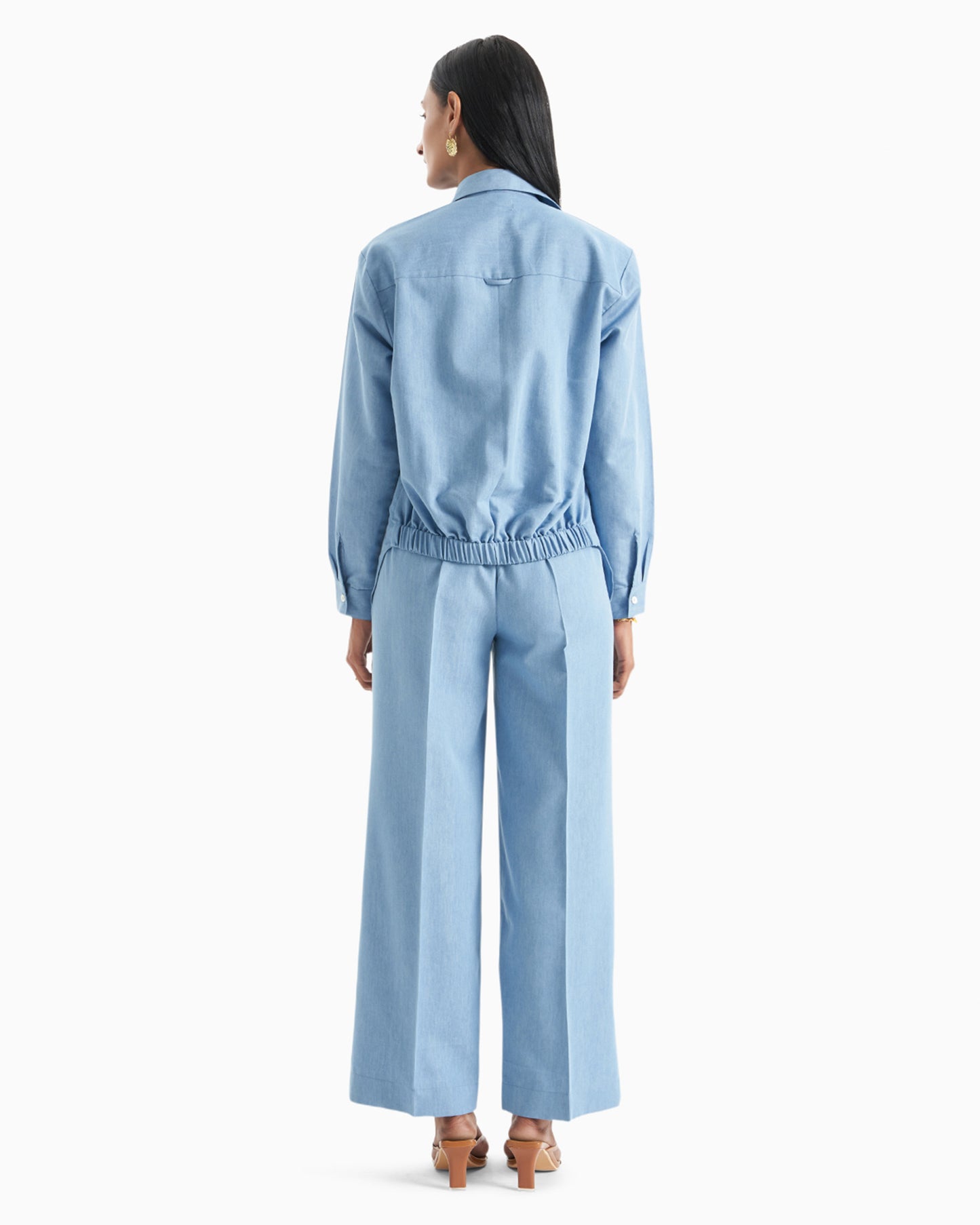 Azure Paisley Ease Coord Set