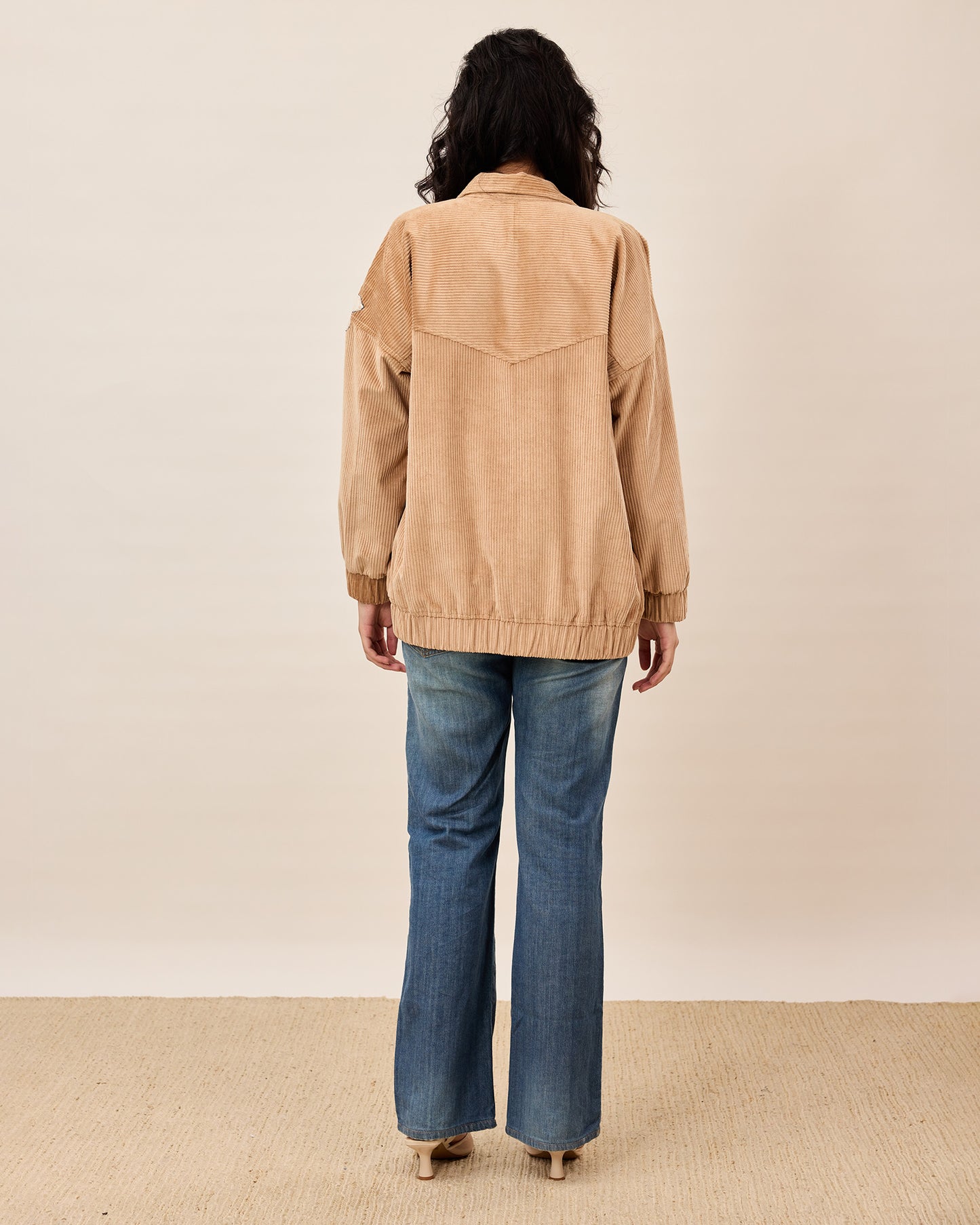 Sandstone Bloom Zip Jacket