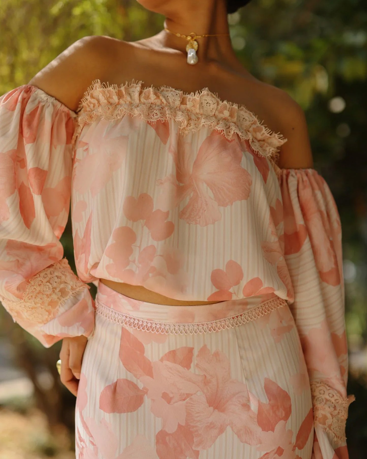Soft Stitch Lace Co-ord Set