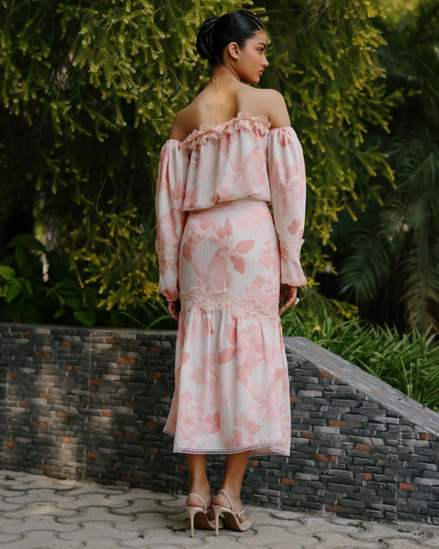 Soft Stitch Lace Co-ord Set