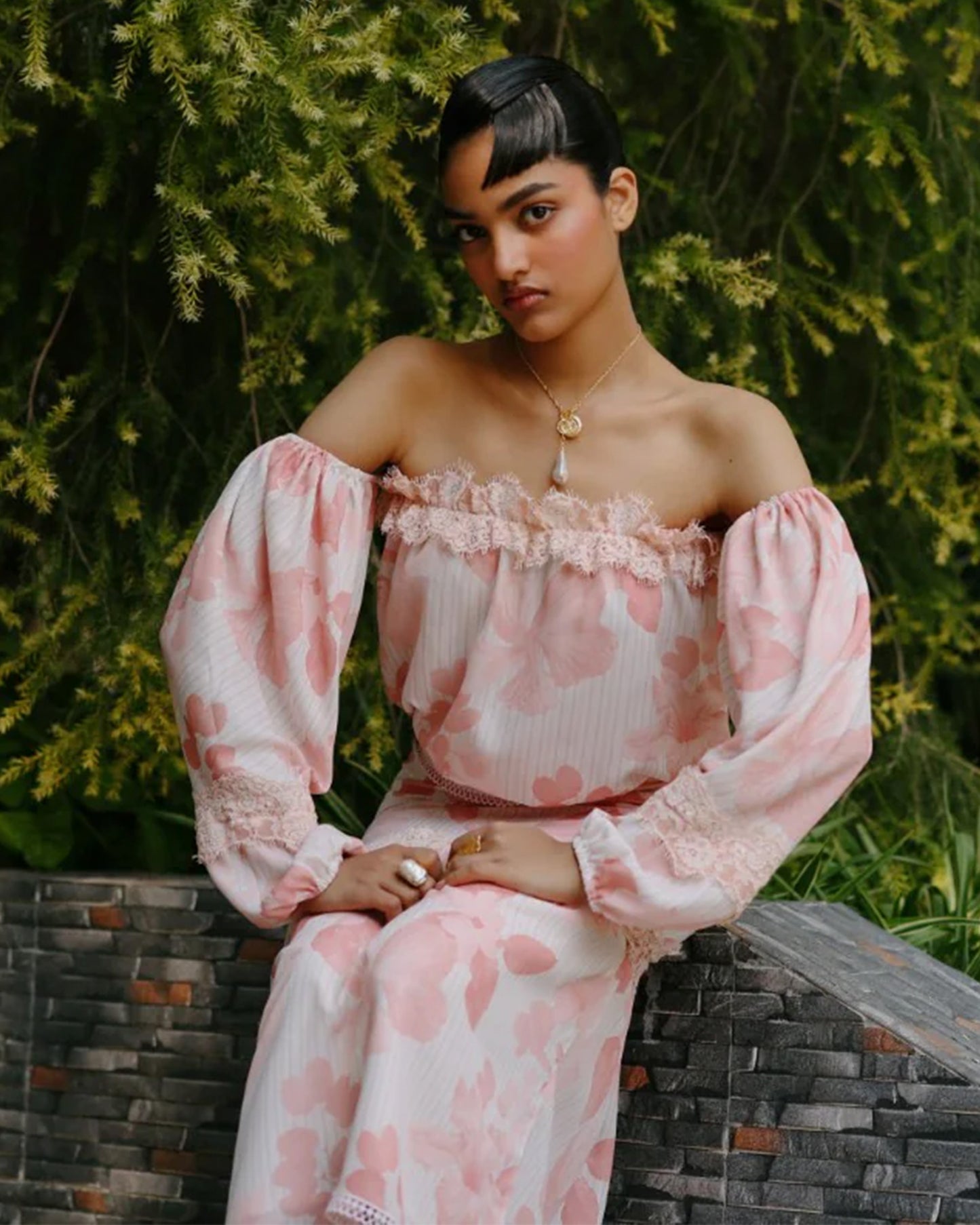 Soft Stitch Lace Co-ord Set
