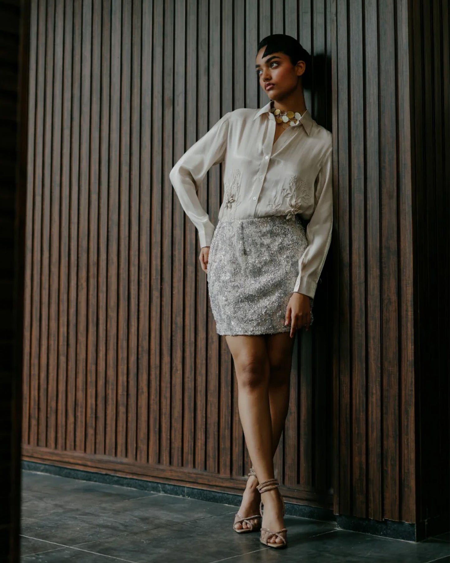 Glow Getter Shirt With Skirt Set