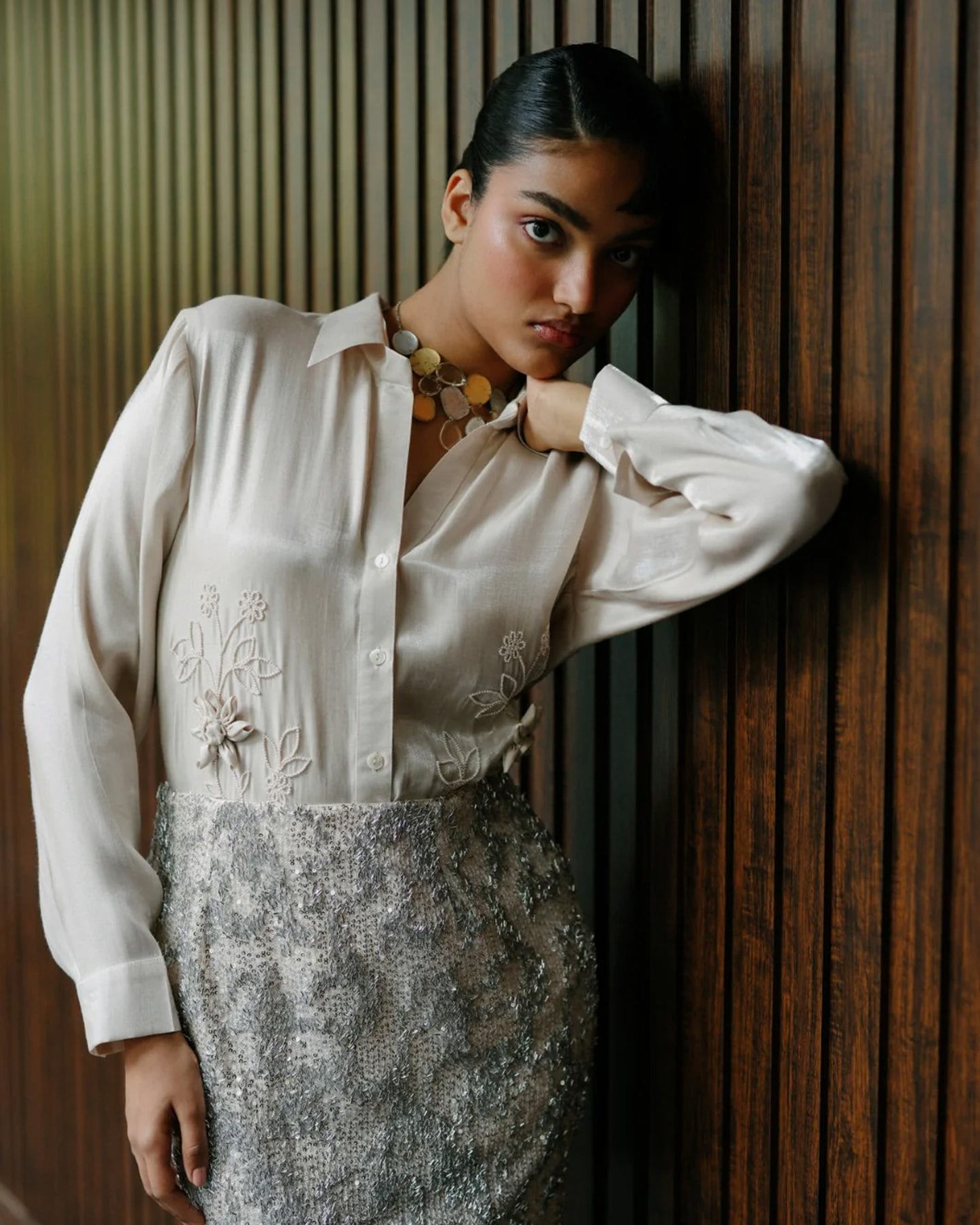 Glow Getter Shirt With Skirt Set