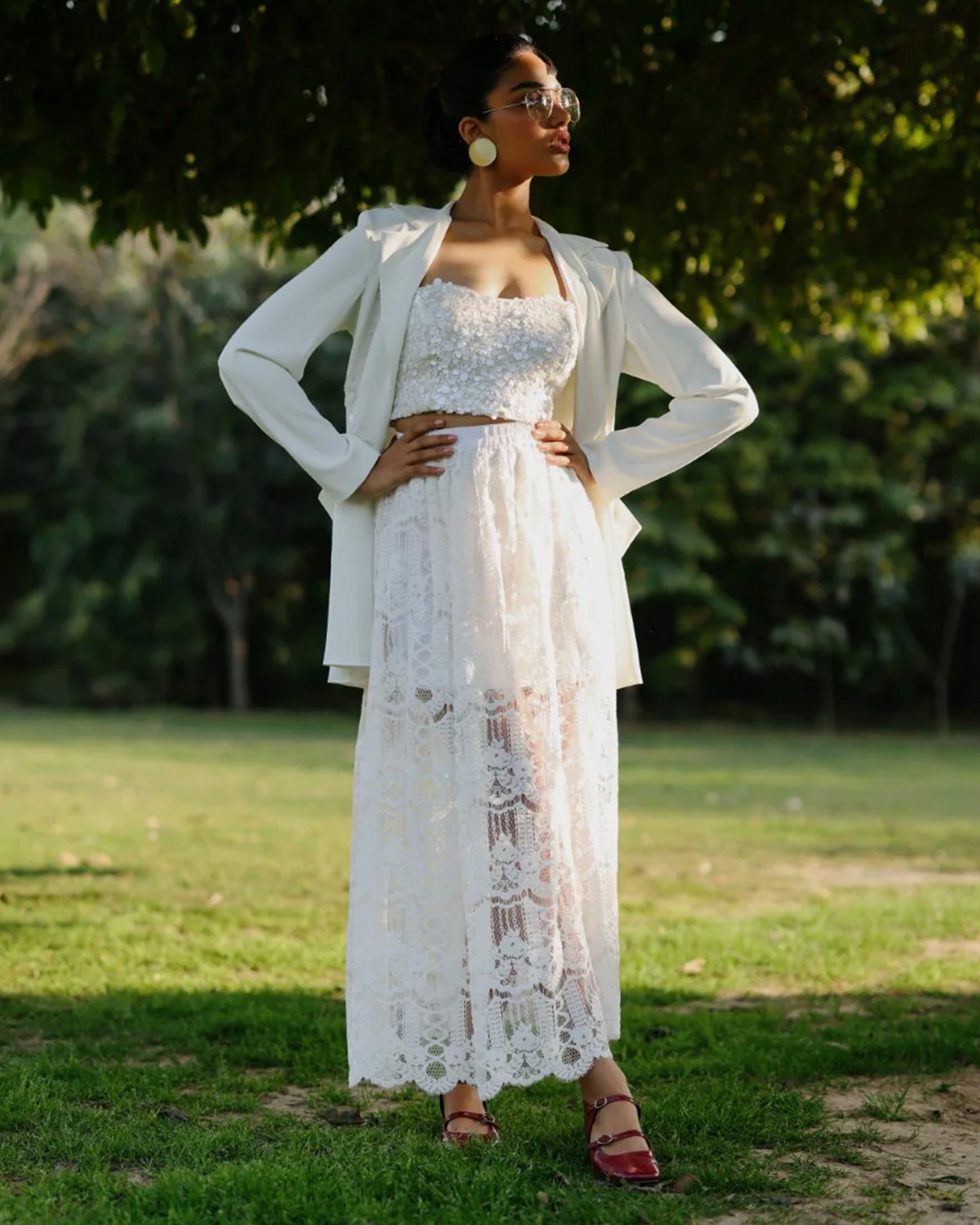 Isla Lace Applique Co-ord Set
