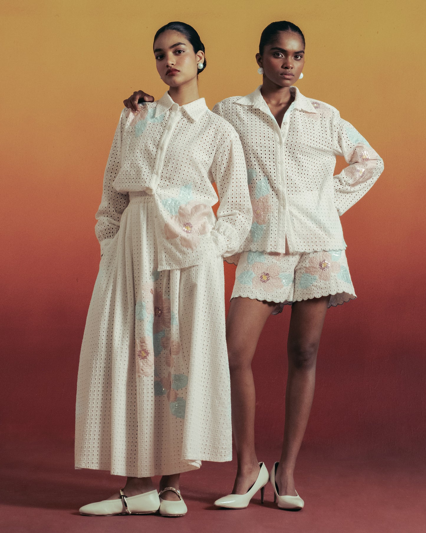 Petal Meadow Skirt Set