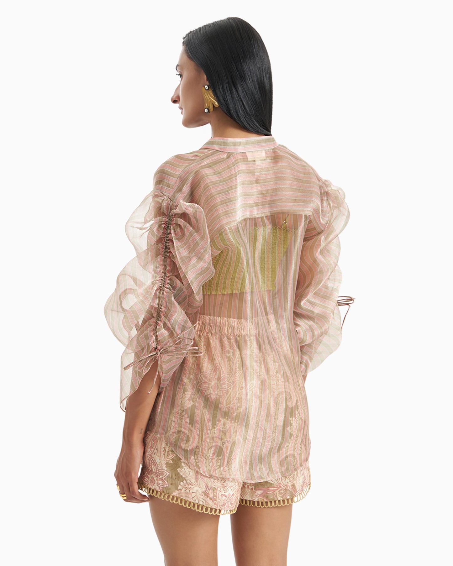 Blush Mirage Sheer Shirt