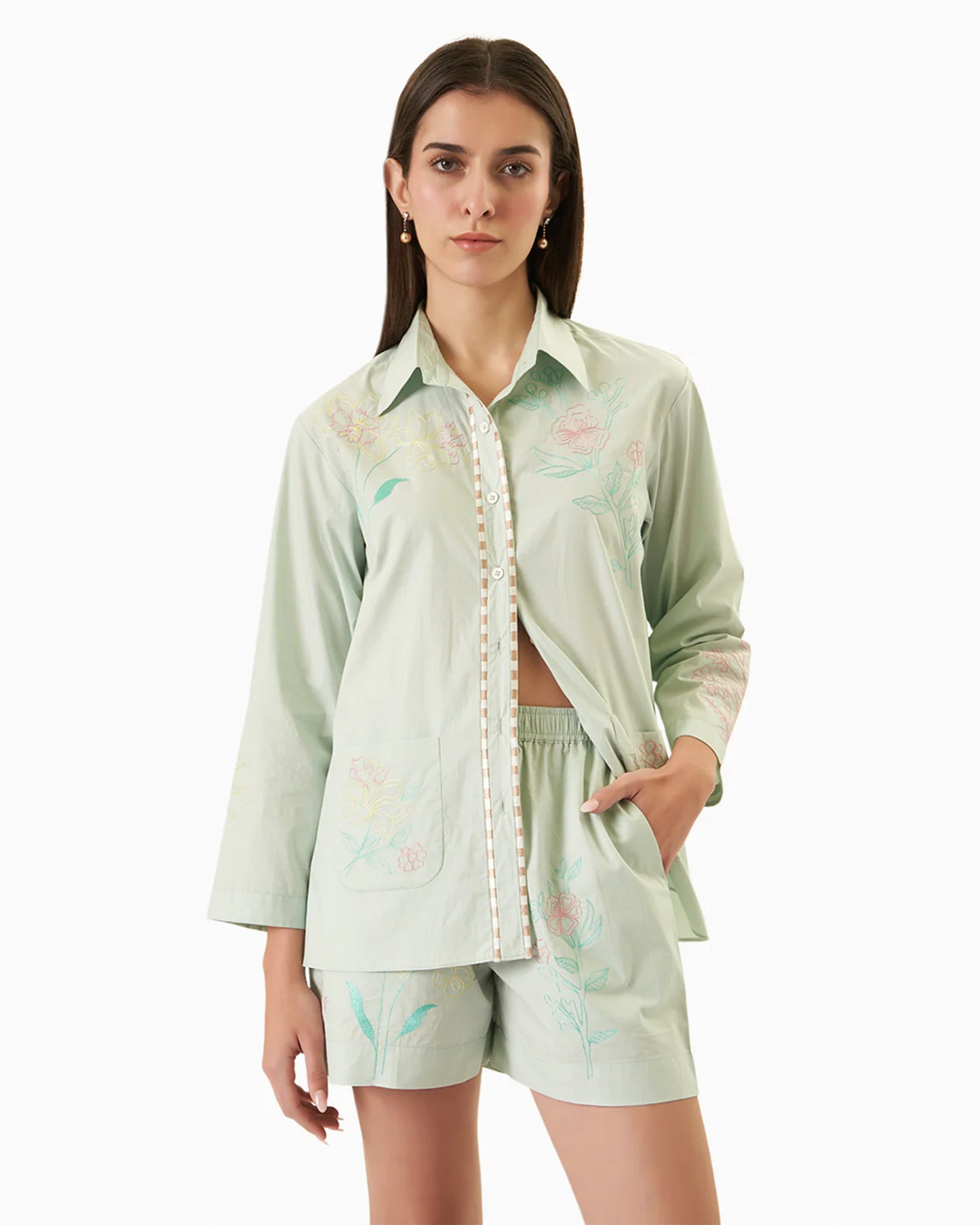 Floret Shorts Set