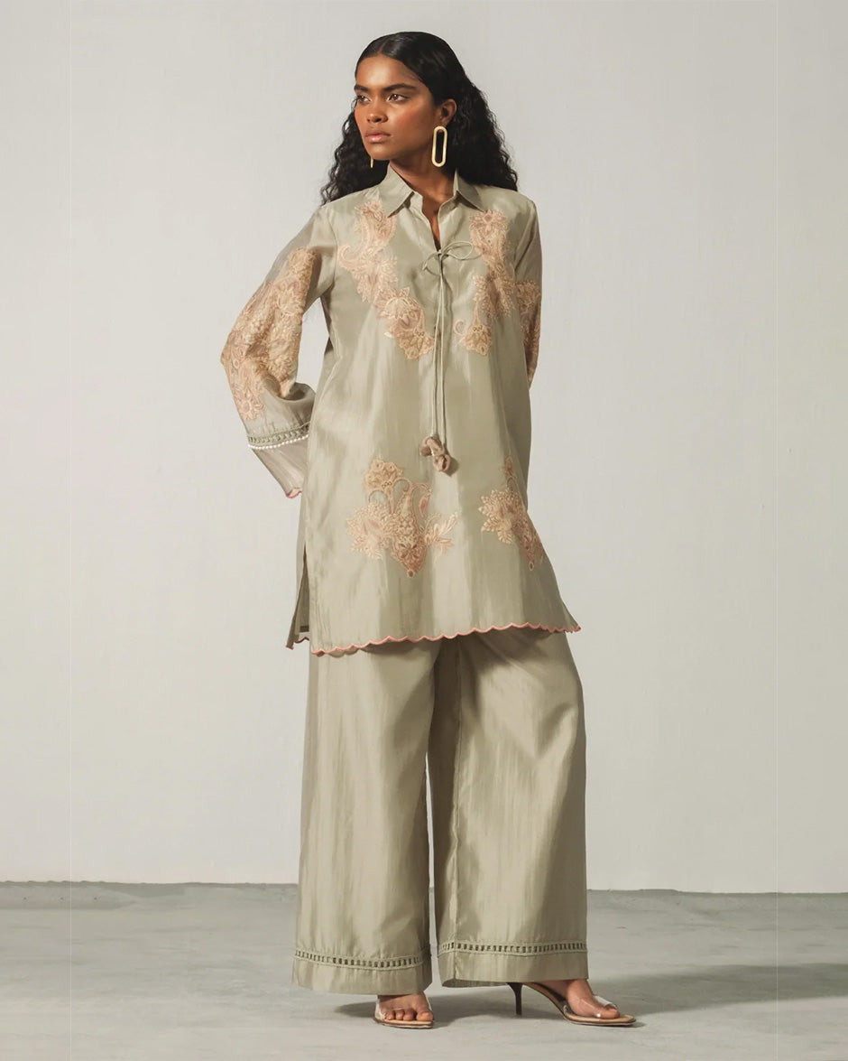 Sage Paisley Set