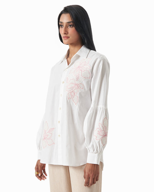 Blush Outline Bloom Shirt