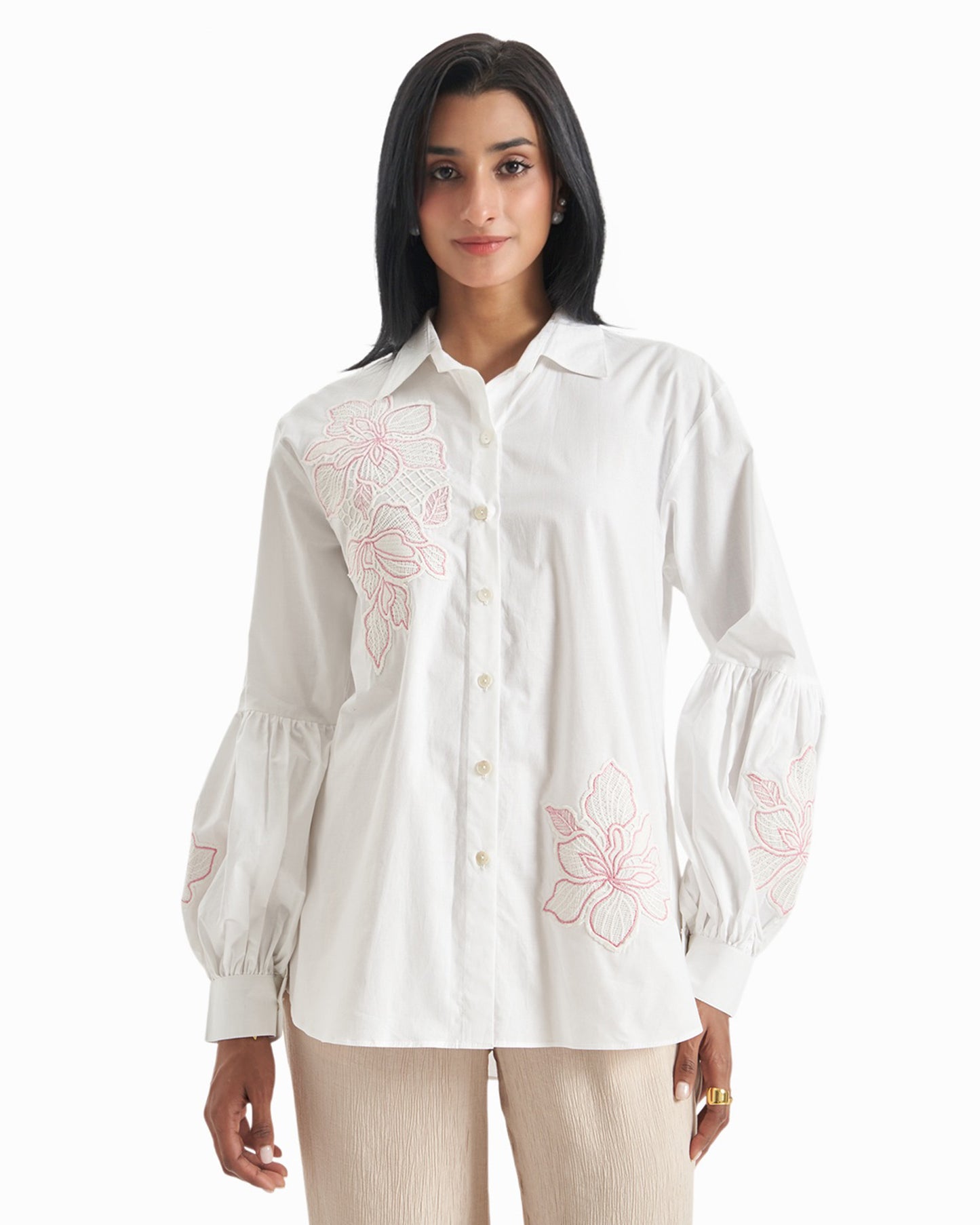 Blush Outline Bloom Shirt