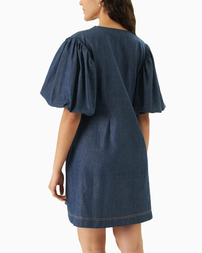 Blue Ease Denim Dress