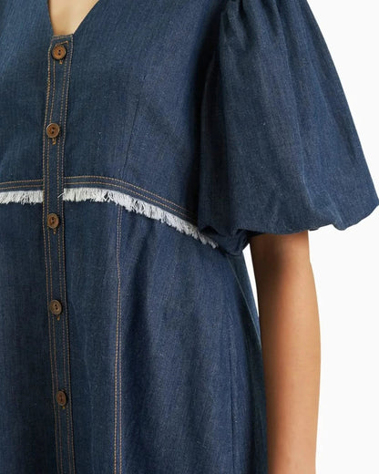 Blue Ease Denim Dress