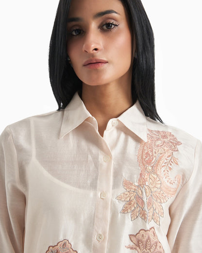 Rose Dune Paisley Shirt