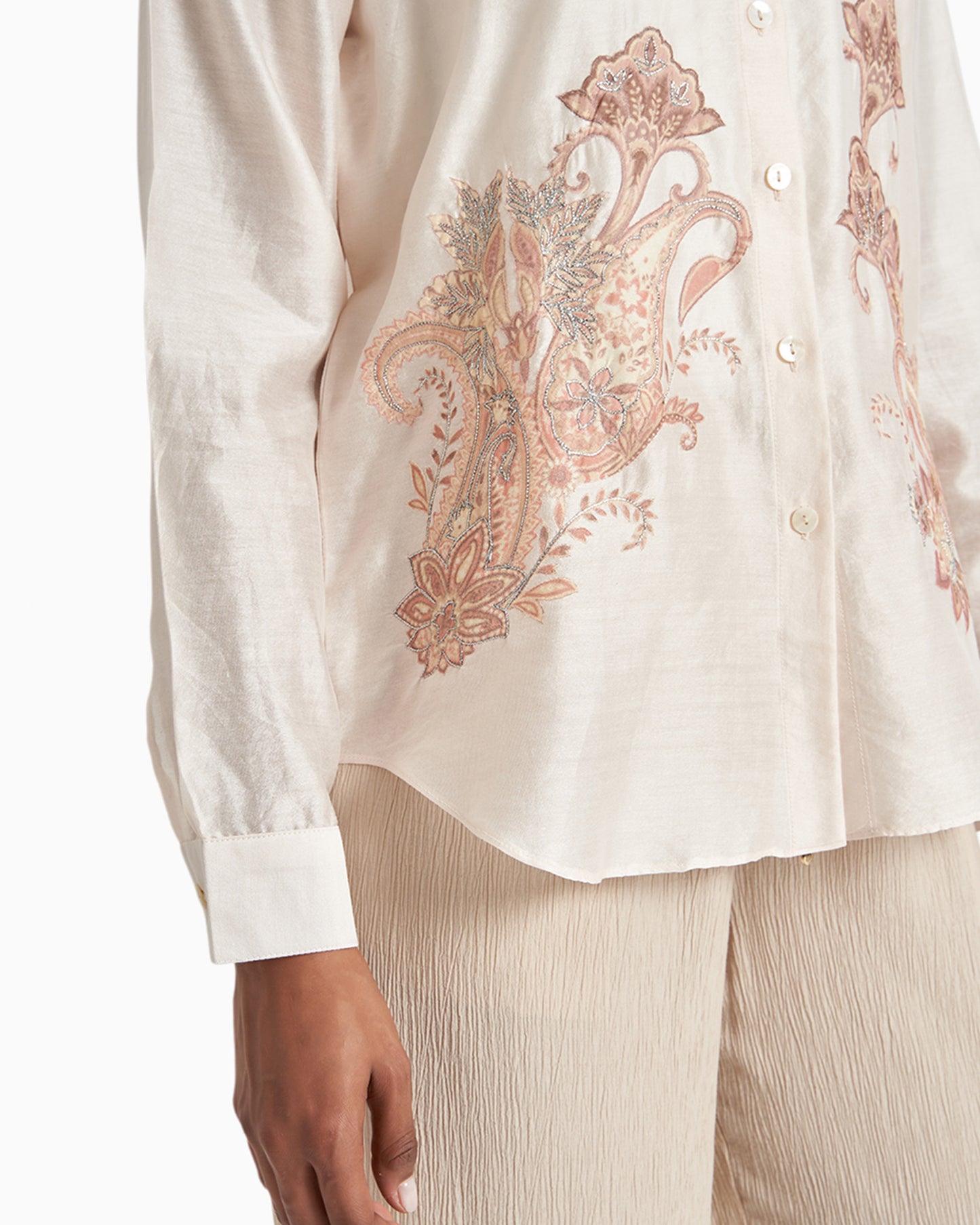 Rose Dune Paisley Shirt