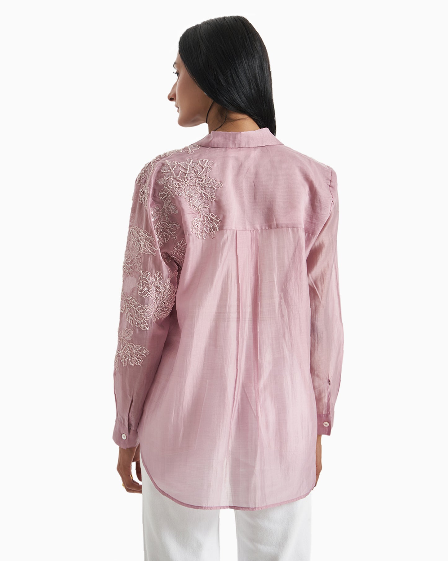 Rose Mist Lace Shirt