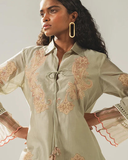 Sage Paisley Set