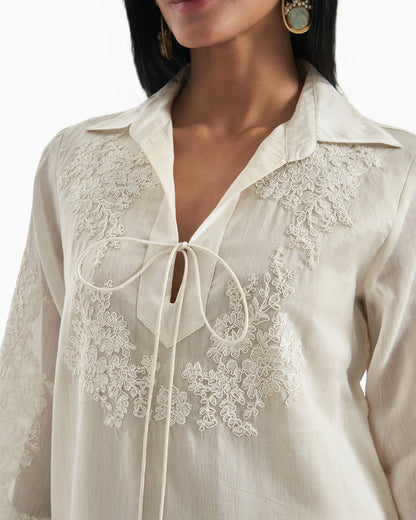 Ivory Lace Long Coord