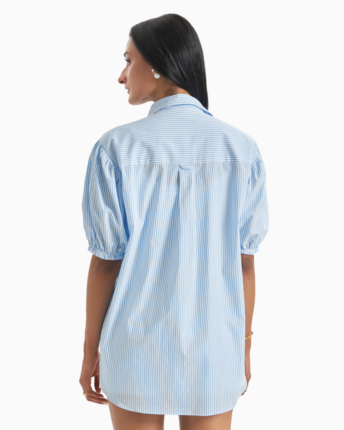 Bluebell Lace Stripe Shirt