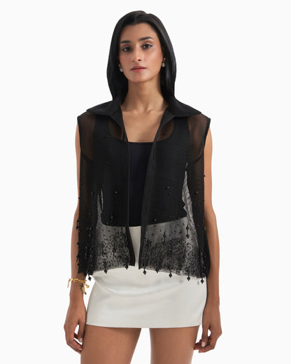 Black Pearl Drift Mesh Vest