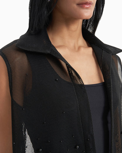 Black Pearl Drift Mesh Vest
