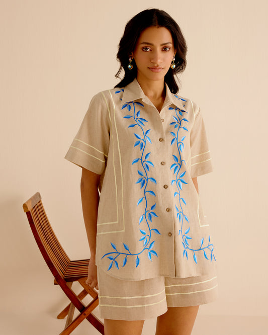 Floral Shirt Set