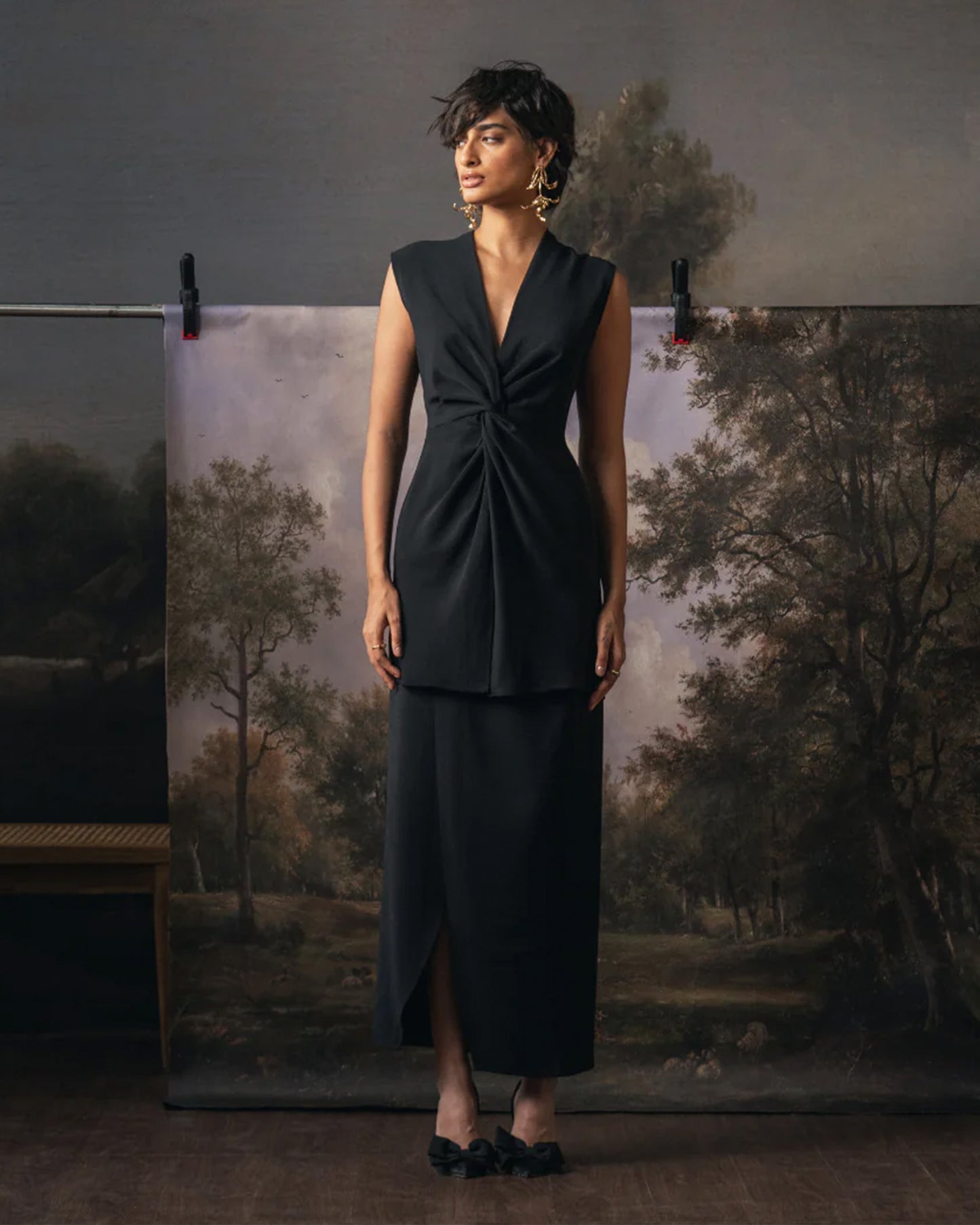 Gloom and Grace Skirt Set