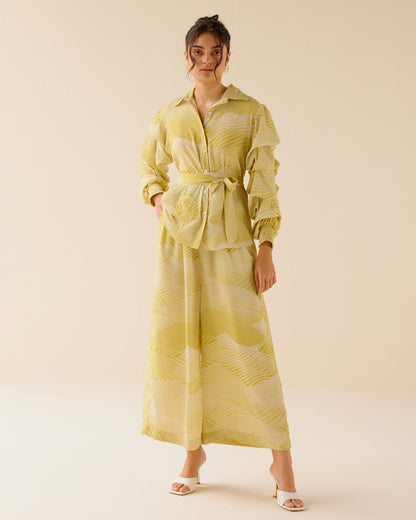 TRISARA Yellow Oasis Co-Ord set