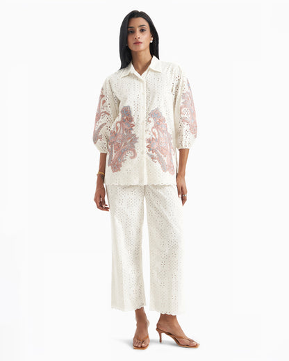 Ivory Paisley Coord Set