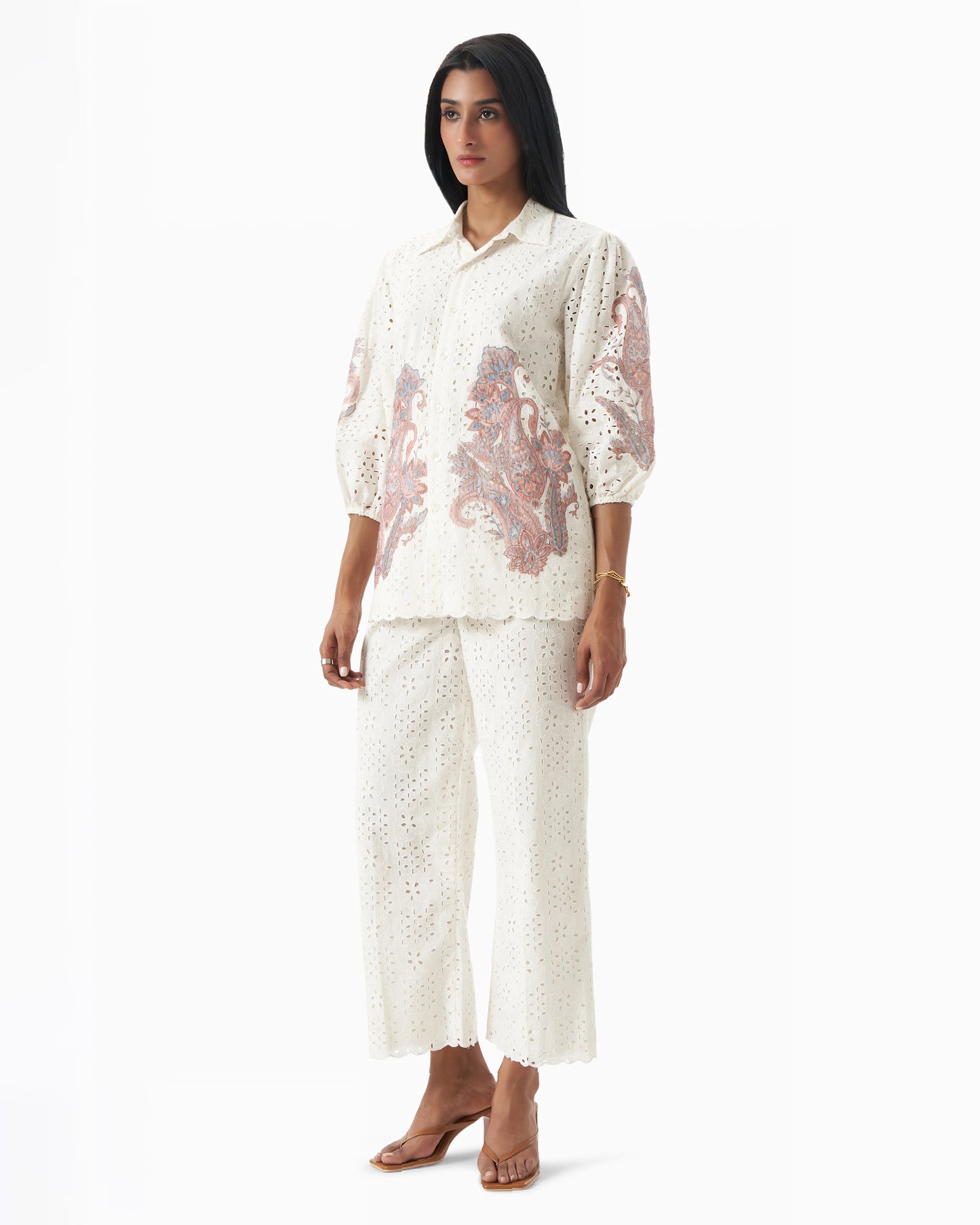 Ivory Paisley Coord Set