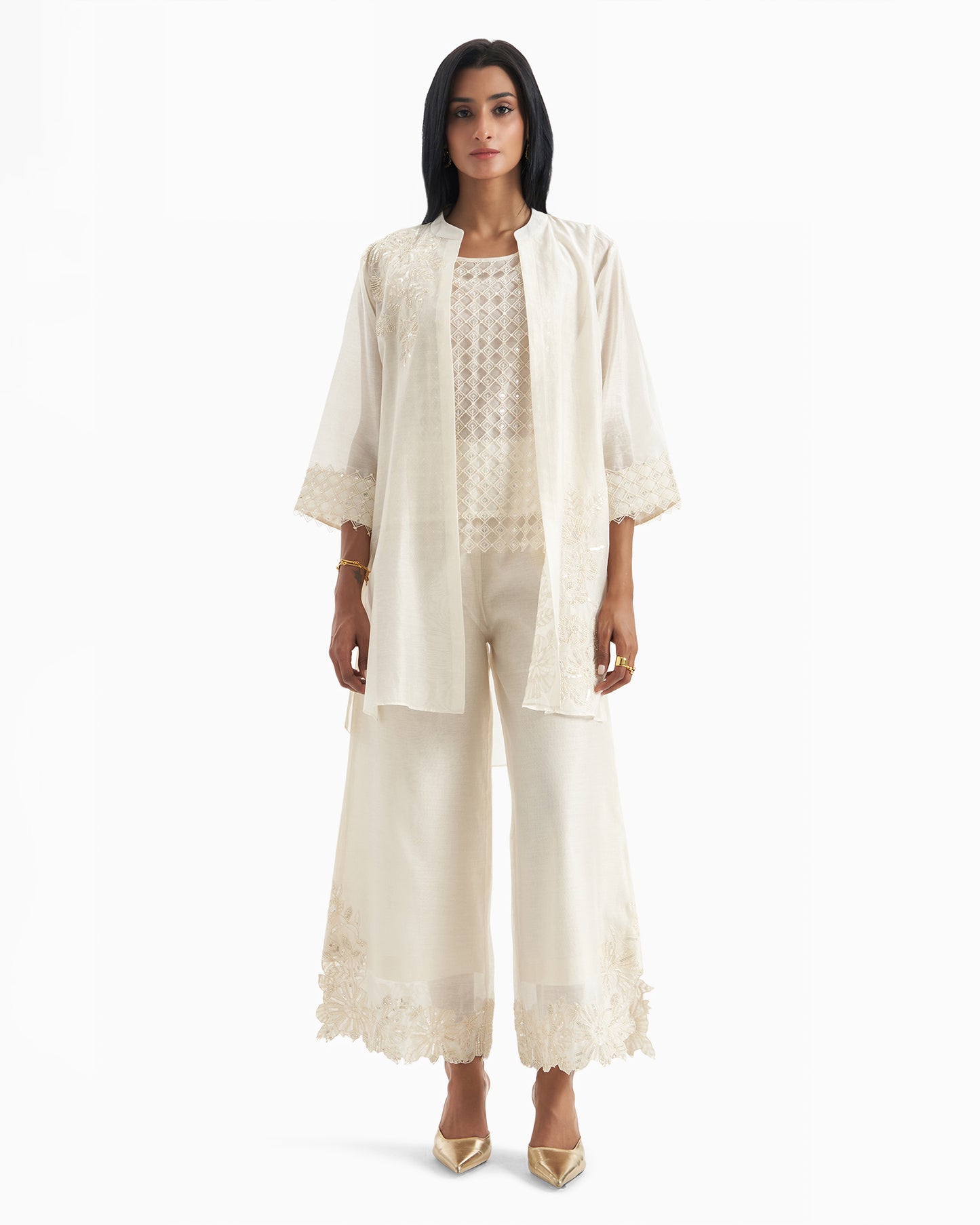 Ivory Grace Layered Coord Set
