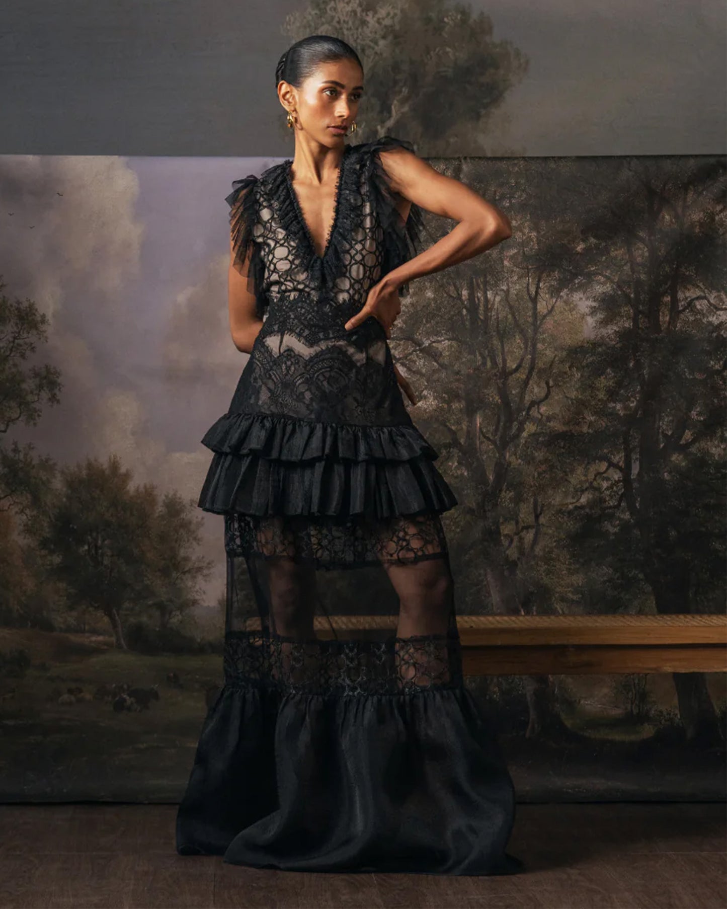 Midnight Meadow Dress