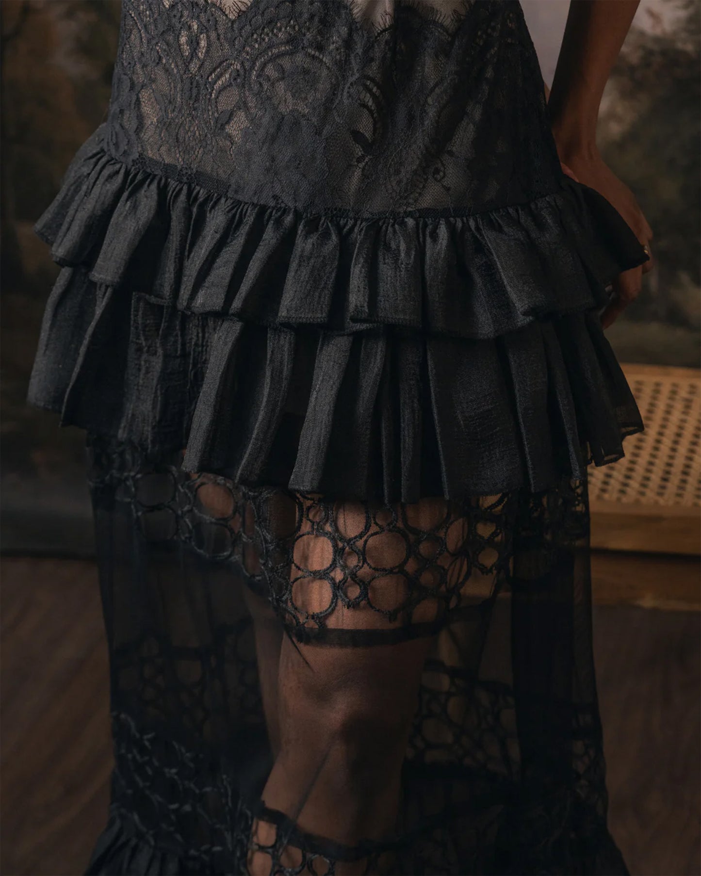 Midnight Meadow Dress