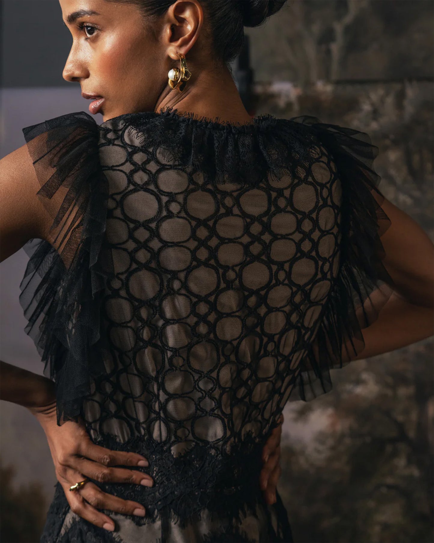 Midnight Meadow Dress