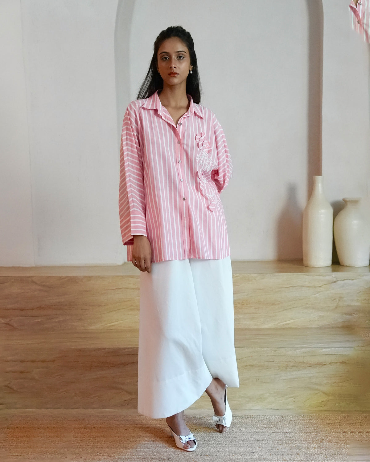 Rose Stripe Shirt