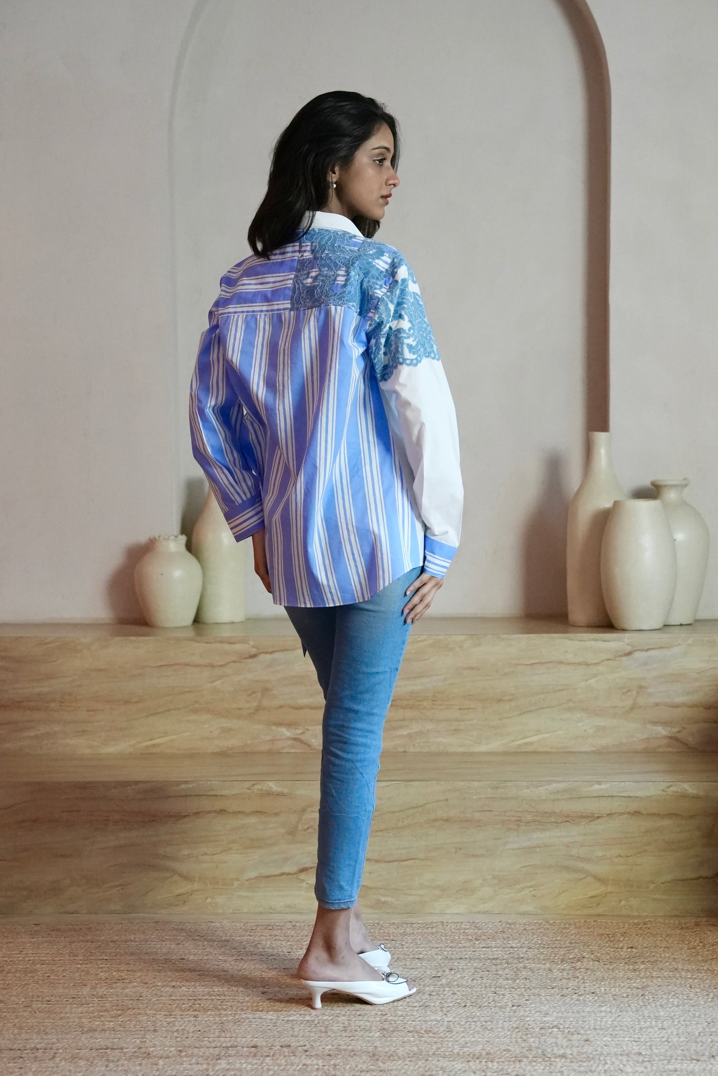 Santorini Blue Shirt