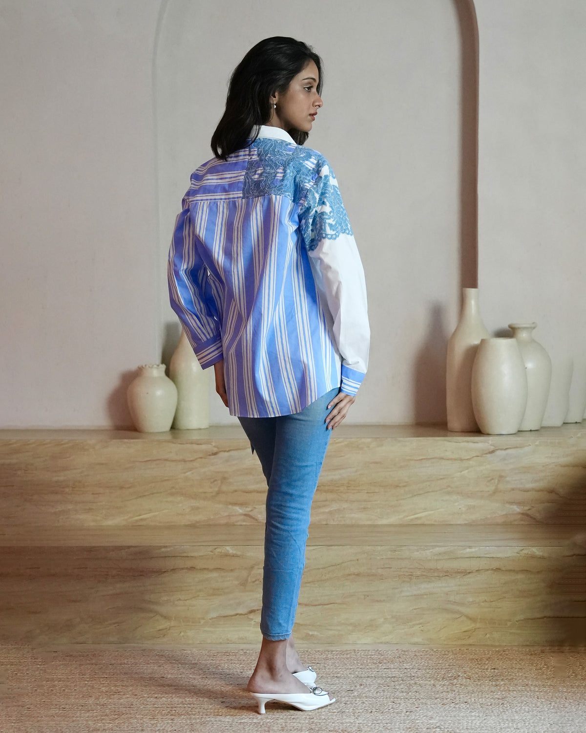 Santorini Blue Shirt
