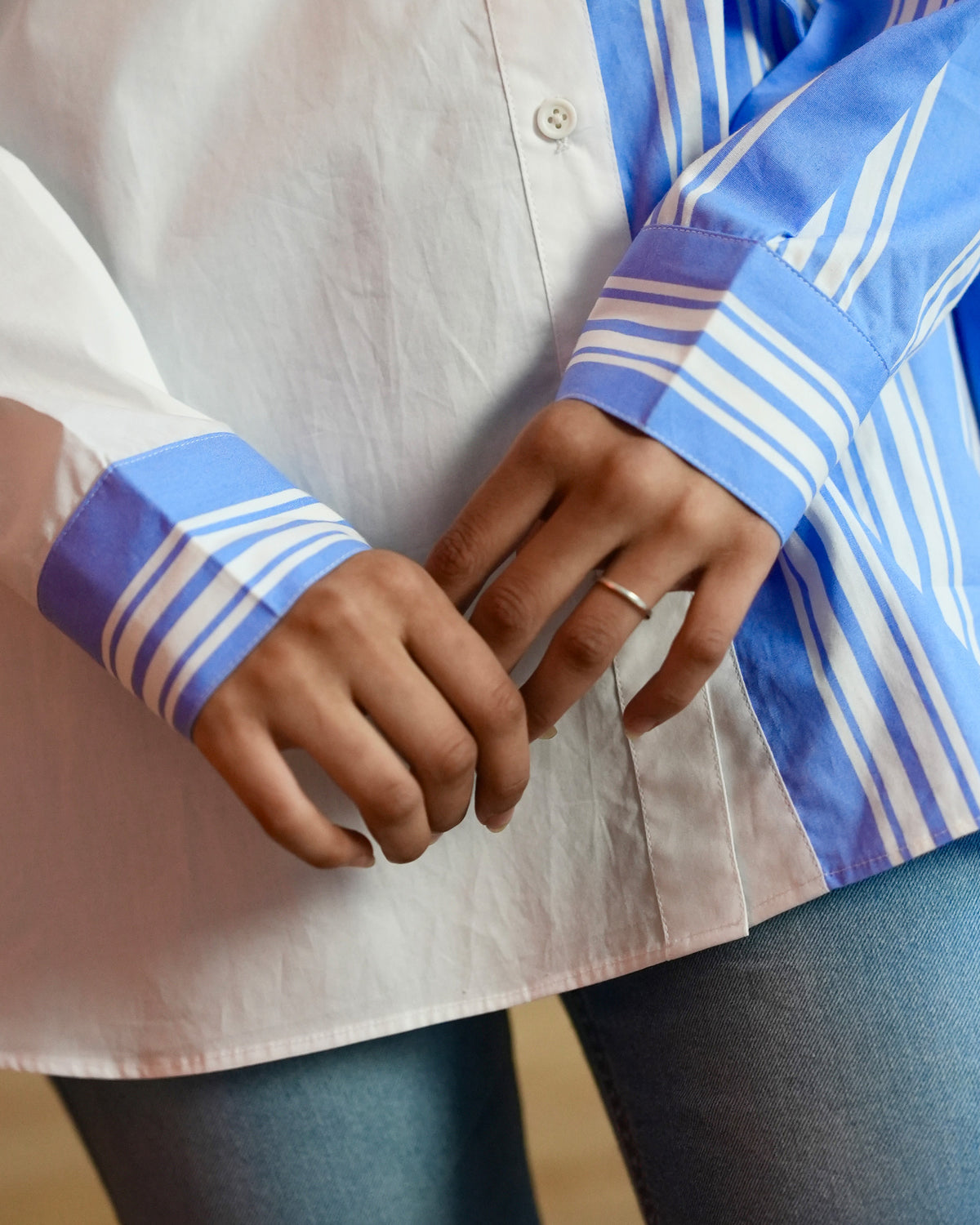 Santorini Blue Shirt