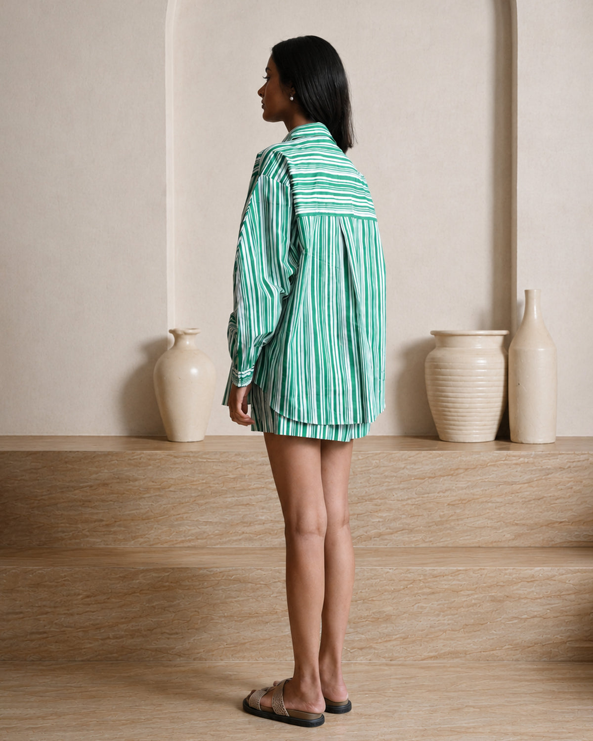 Jade Garden Shorts Set
