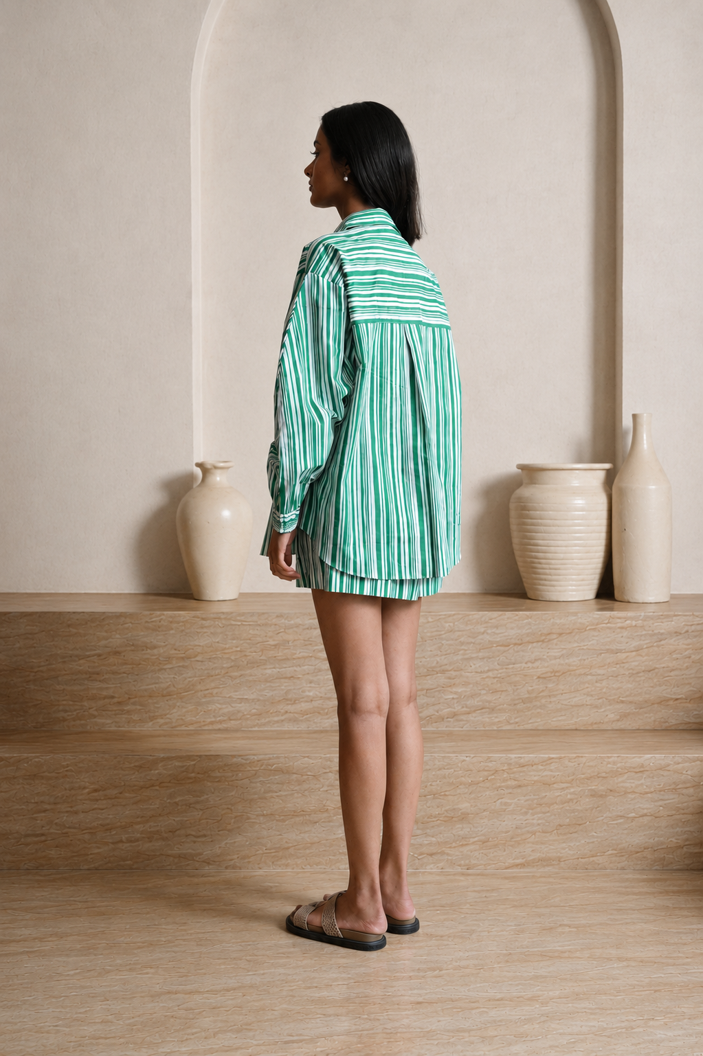 Jade Garden Shorts Set