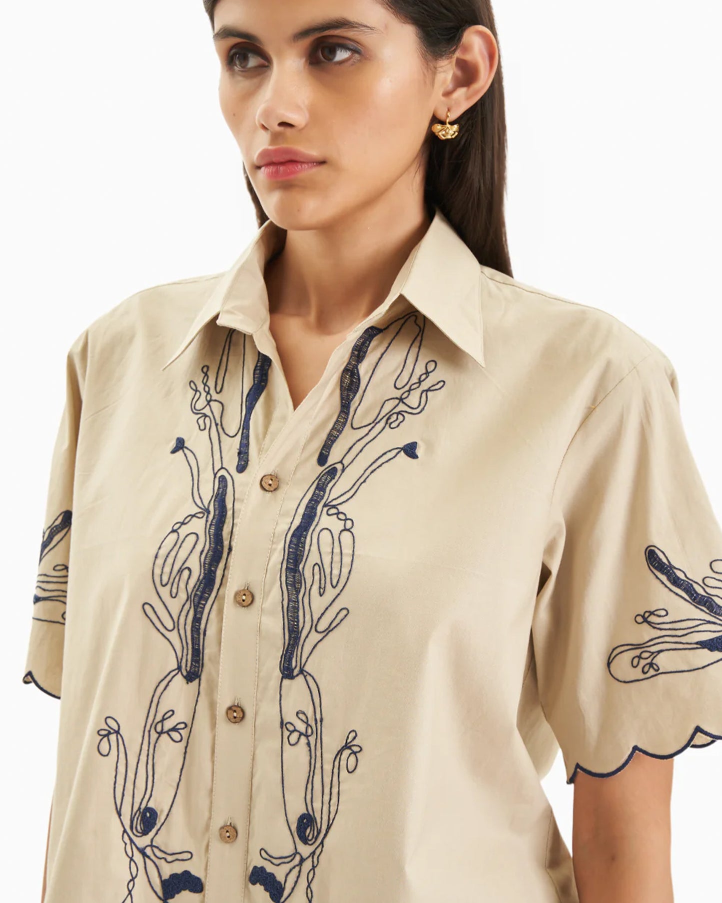 Beige Mint and Motif Set