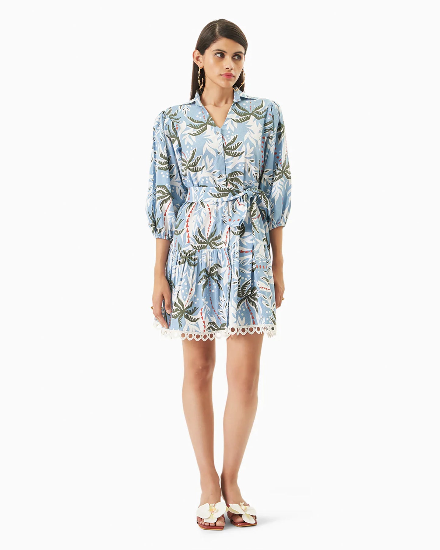 Bold Palm Dress