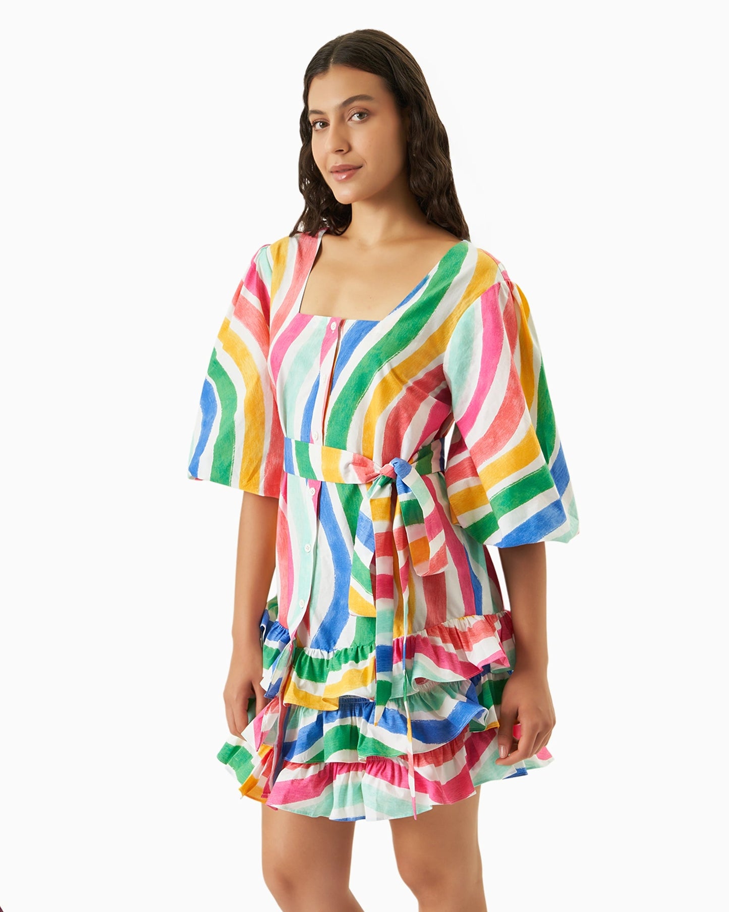Rainbow Wave Dress