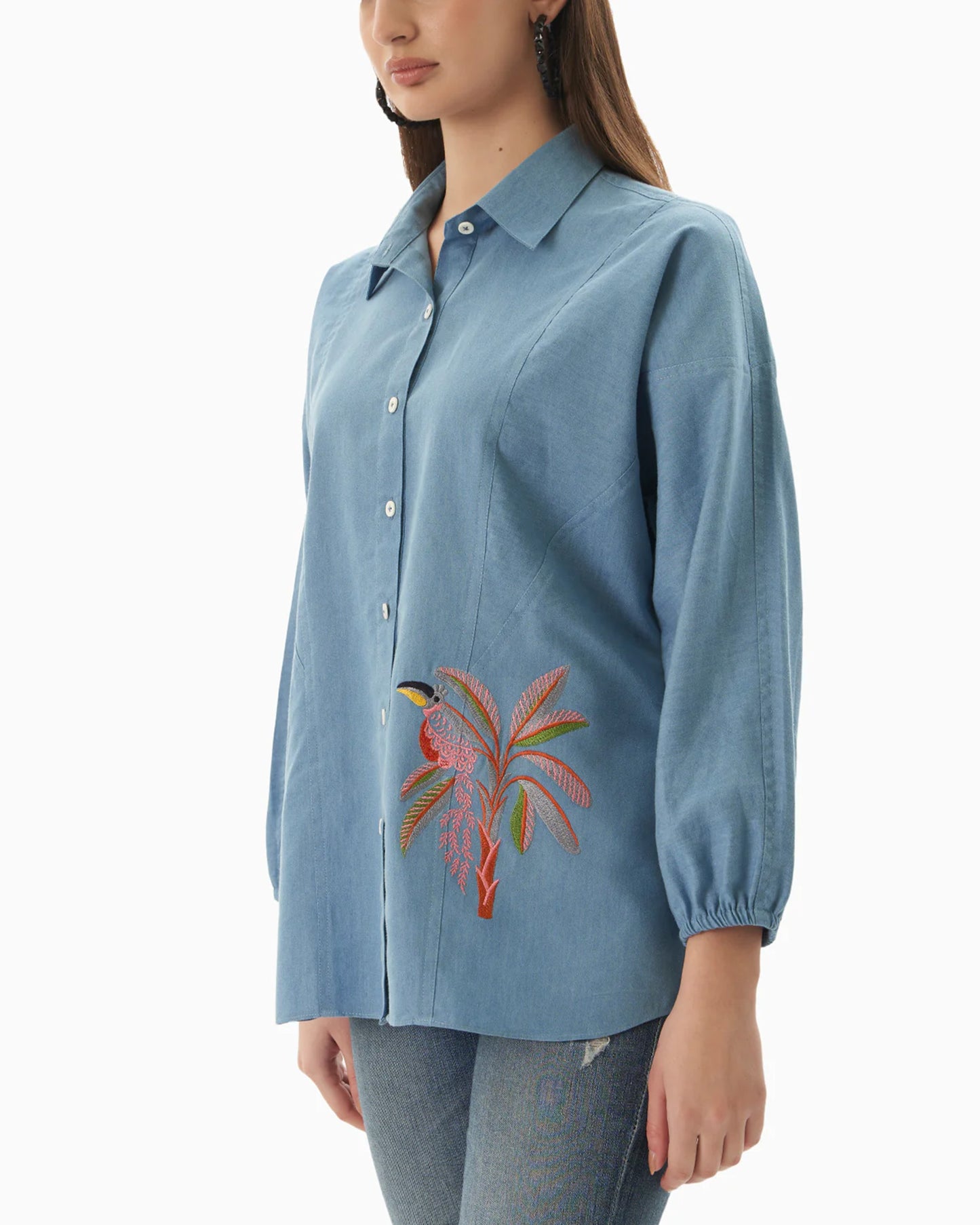 Blue Hornbill Shirt
