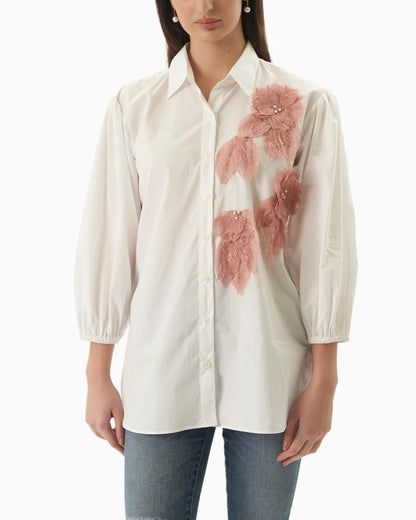 Peach Bloom Shirt