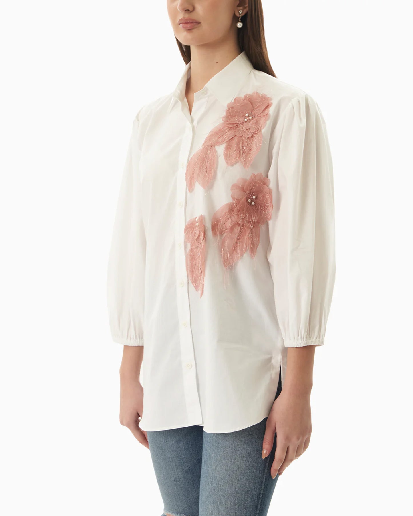 Peach Bloom Shirt