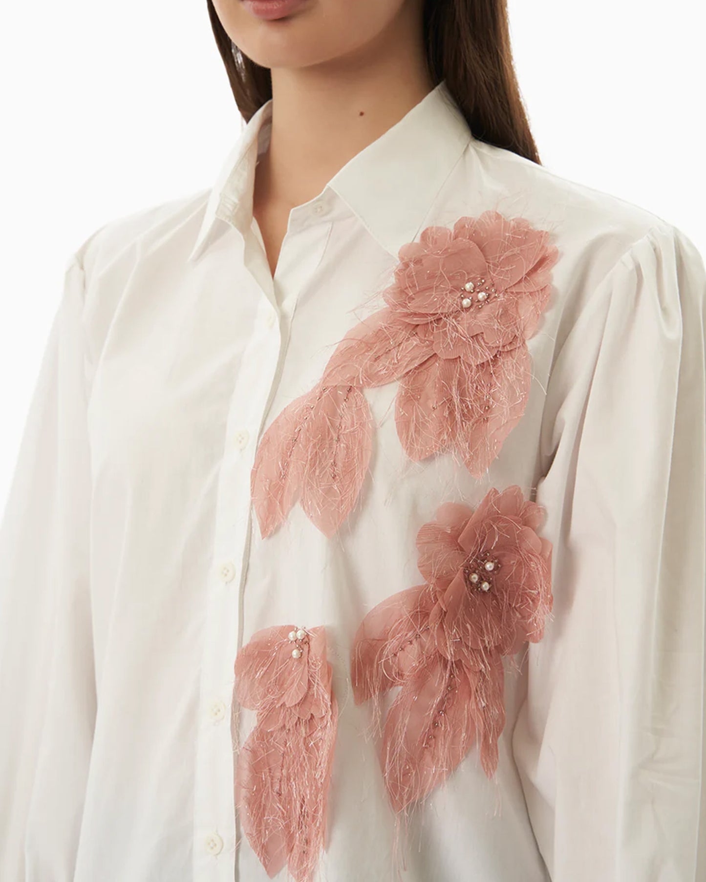 Peach Bloom Shirt